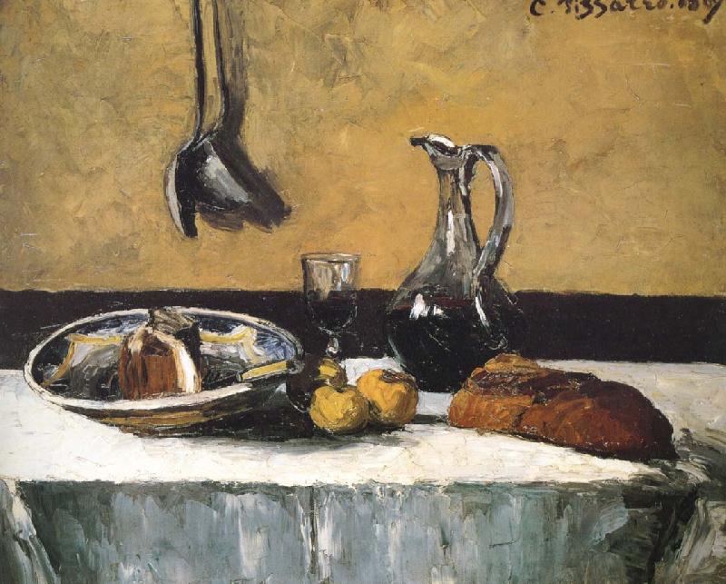 Camille Pissarro There is still life wine tank